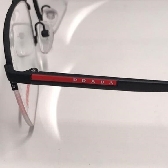 NEW & 100% AUTHENTIC Prada VPS 51M Linea Rossa eyeglasses - Picture 11 of 13